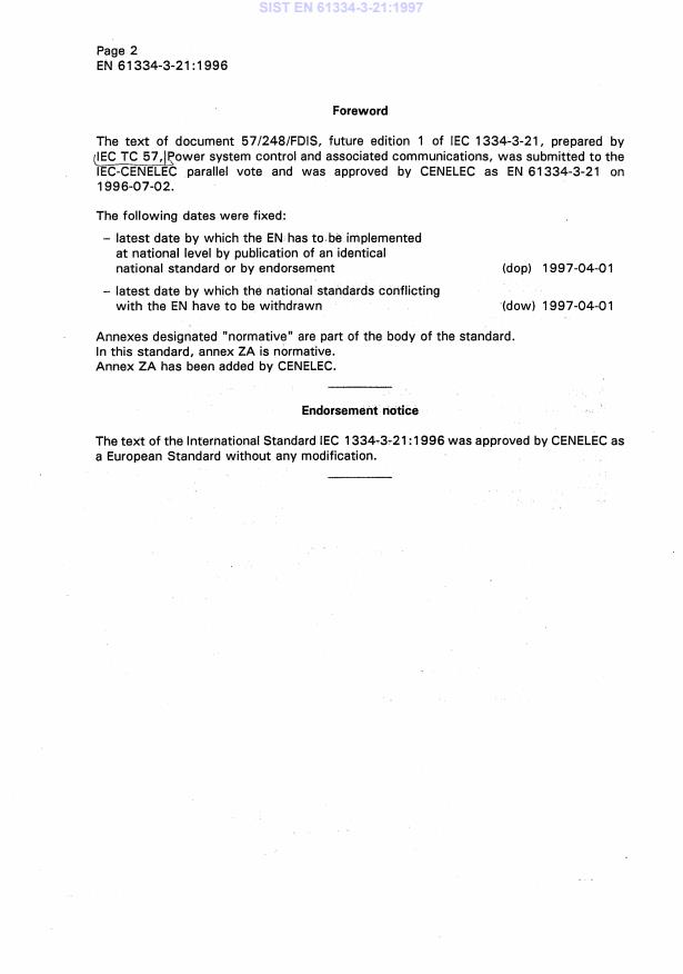 EN 61334-3-21:1996 EN 61334-3-21:1997 - Page 4 preview