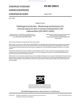 EN ISO 20031:2022 - BARVE - Page 3 preview