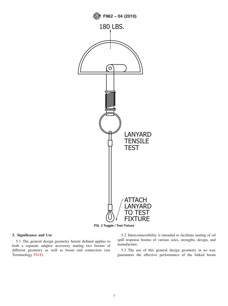 ASTM F962-04(2010) - Standard Specification for Oil Spill Response Boom Connection: Z-Connector