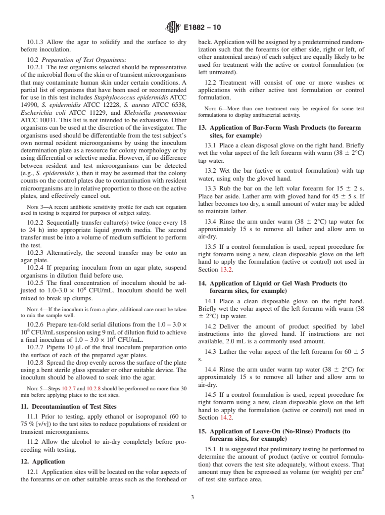 ASTM E1882-10 - Standard Test Method for Evaluation of Antimicrobial Formulations by the Agar Patch Technique (Withdrawn 2019)