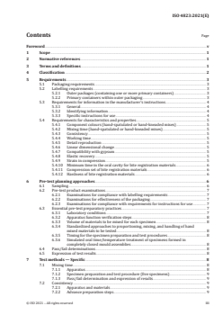ISO 4823:2021 ISO 4823:2021 - Dentistry — Elastomeric impression and bite registration materials
Released:2/25/2021 - Page 3 preview