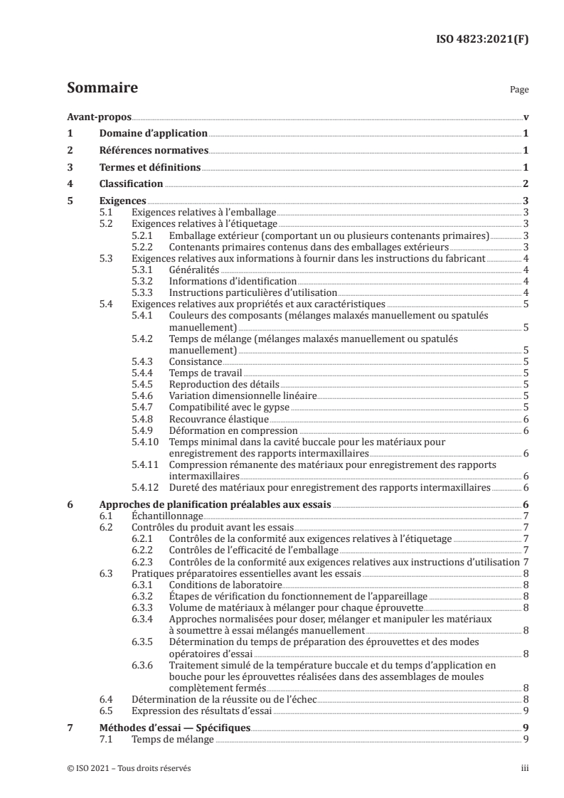 ISO 4823:2021 - Médecine bucco-dentaire — Produits pour empreintes et matériaux pour enregistrement des rapports intermaxillaires à base d’élastomères
Released:2/25/2021