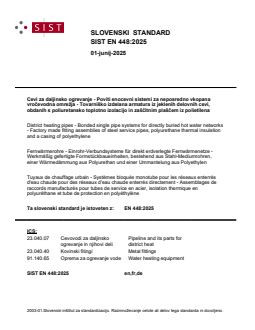 SIST EN 448:2025 - Page 1 preview