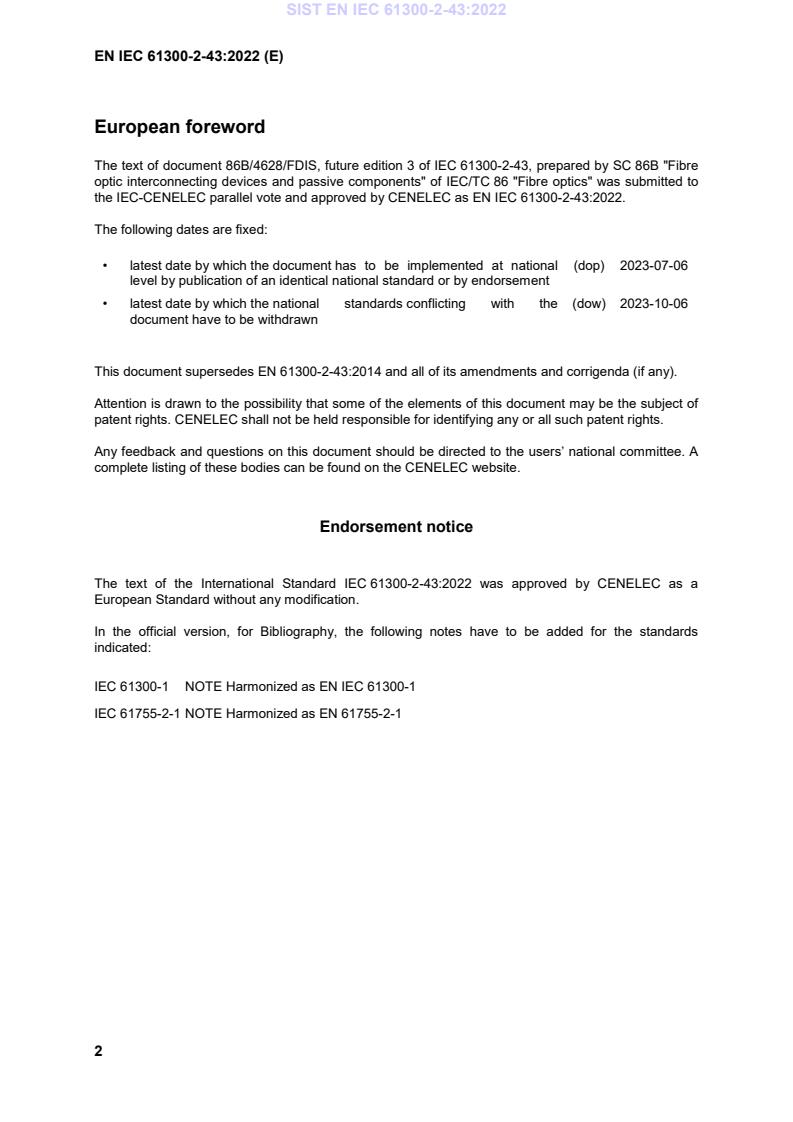 EN IEC 61300-2-43:2022 EN IEC 61300-2-43:2022 - Page 4 preview