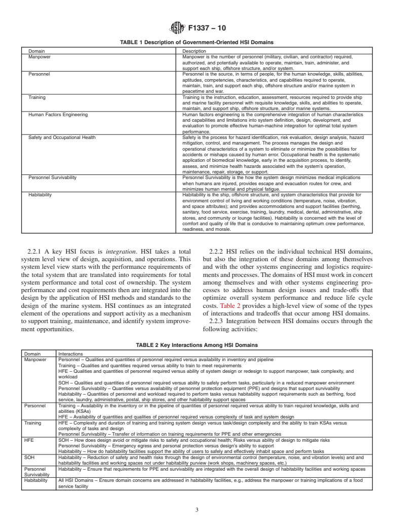 ASTM F1337-10 - Standard Practice for Human Engineering Program Requirements for Ships and Marine Systems, Equipment, and Facilities