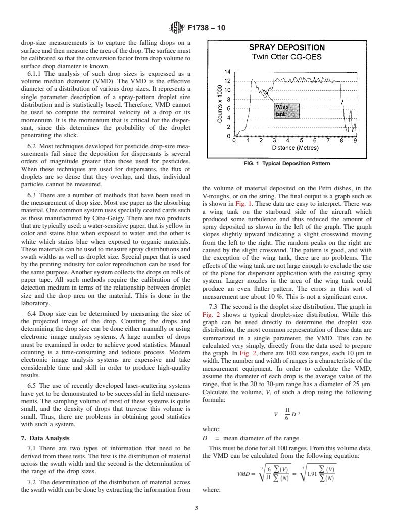 ASTM F1738-10 - Standard Test Method for Determination of Deposition of Aerially Applied Oil Spill Dispersants