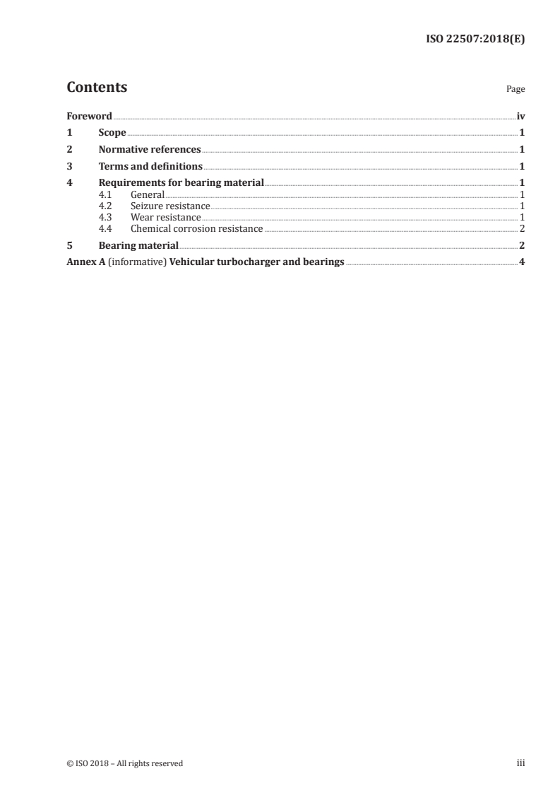 ISO 22507:2018 - Plain bearings — Fluid film bearing materials for vehicular turbocharger
Released:8/29/2018