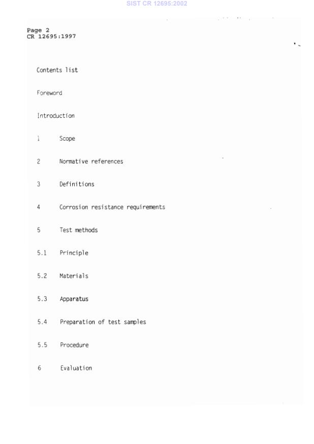 CR 12695:1997 CR 12695:2002 - Page 4 preview