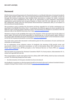 ISO 12871:2019 - Olive oils and olive-pomace oils — Determination of aliphatic and triterpenic alcohols content by capillary gas chromatography
Released:3/13/2019 - Page 4 preview