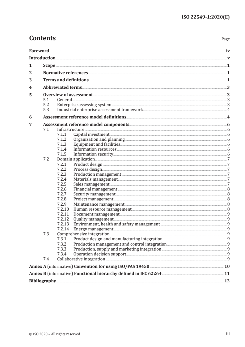 ISO 22549-1:2020 - Automation systems and integration — Assessment on convergence of informatization and industrialization for industrial enterprises — Part 1: Framework and reference model
Released:10/26/2020