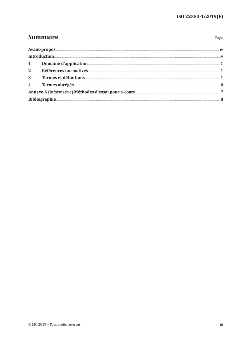 ISO 22553-1:2019 - Peintures et vernis — Peintures d'électrodéposition — Partie 1: Vocabulaire
Released:12/7/2020