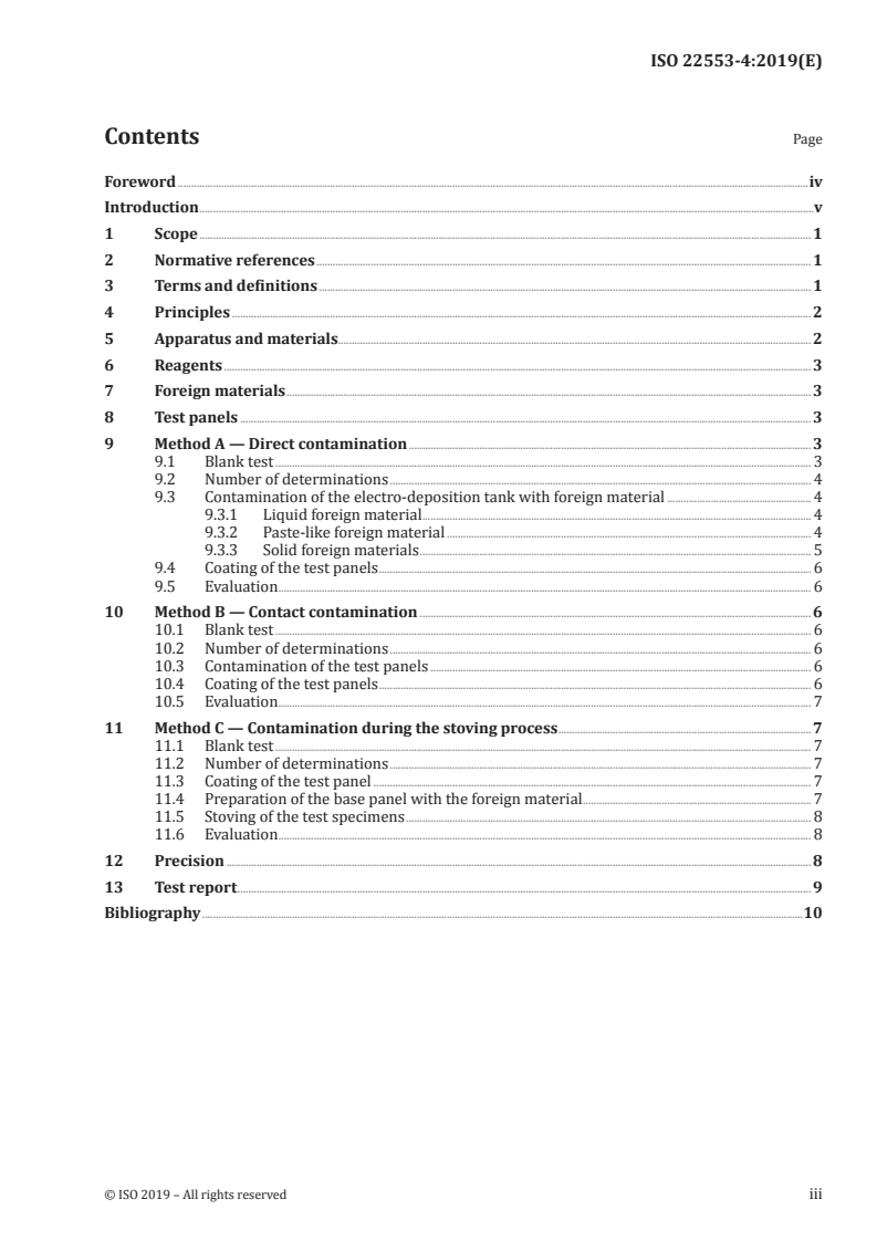 ISO 22553-4:2019 - Paints and varnishes — Electro-deposition coatings — Part 4: Compatibility of electro-deposition coating materials with liquid, paste-like and solid foreign materials
Released:10/15/2019