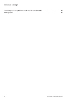 ISO 10360-5:2020 - Spécification géométrique des produits (GPS) — Essais de réception et de vérification périodique des systèmes à mesurer tridimensionnels (SMT) — Partie 5: MMT utilisant des systèmes de palpage à stylet simple ou à stylets multiples utilisant un mode de mesurage par point discret et/ou par scan
Released:3/31/2020 - Page 4 preview