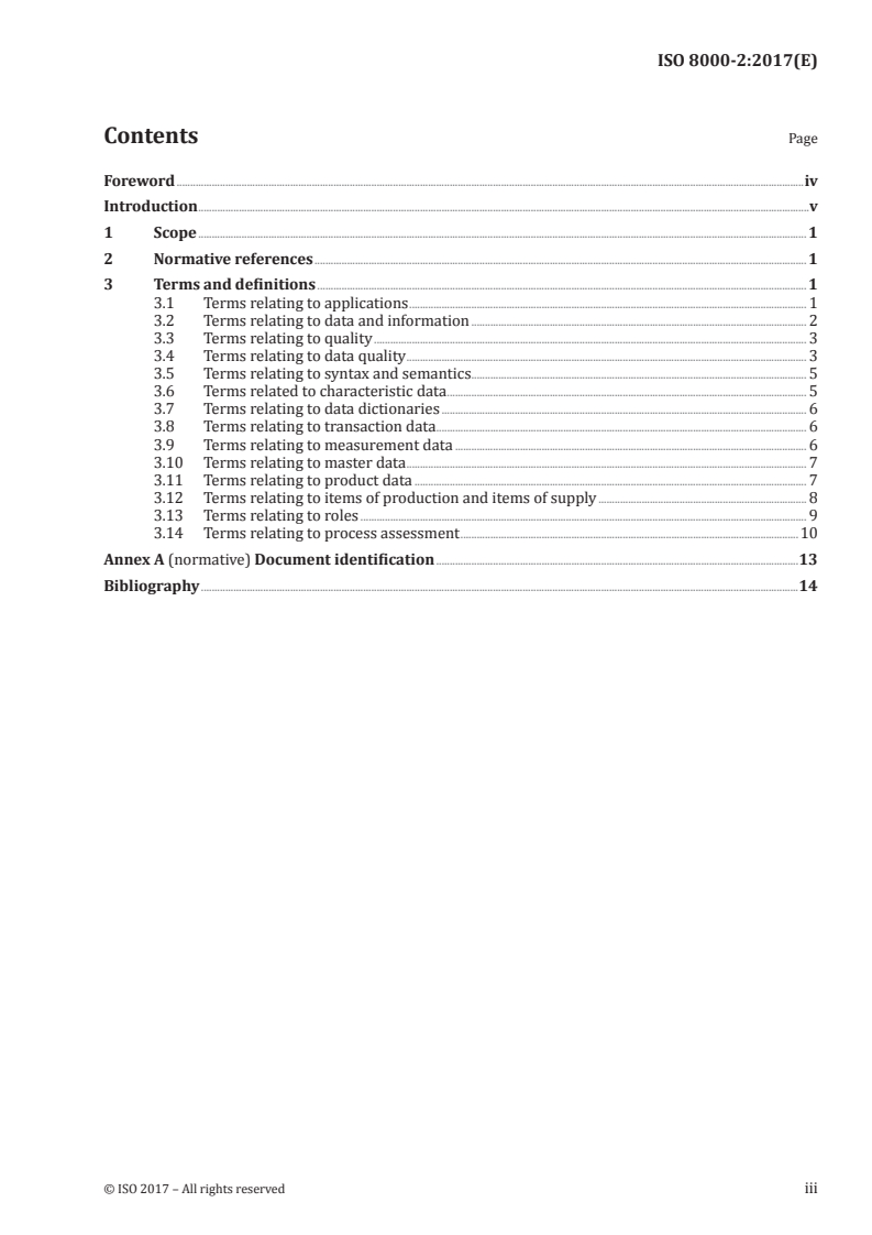 ISO 8000-2:2017 - Data quality — Part 2: Vocabulary
Released:8/28/2017