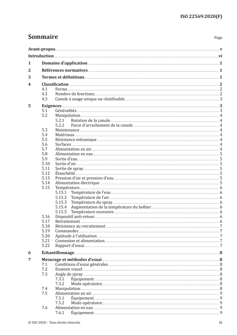 ISO 22569:2020 - Médecine bucco-dentaire — Pièces à mains multifonctions
Released:6/8/2020