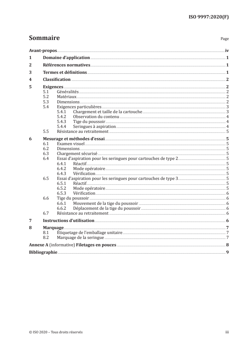 ISO 9997:2020 - Médecine bucco-dentaire — Seringues pour cartouches
Released:1/29/2020