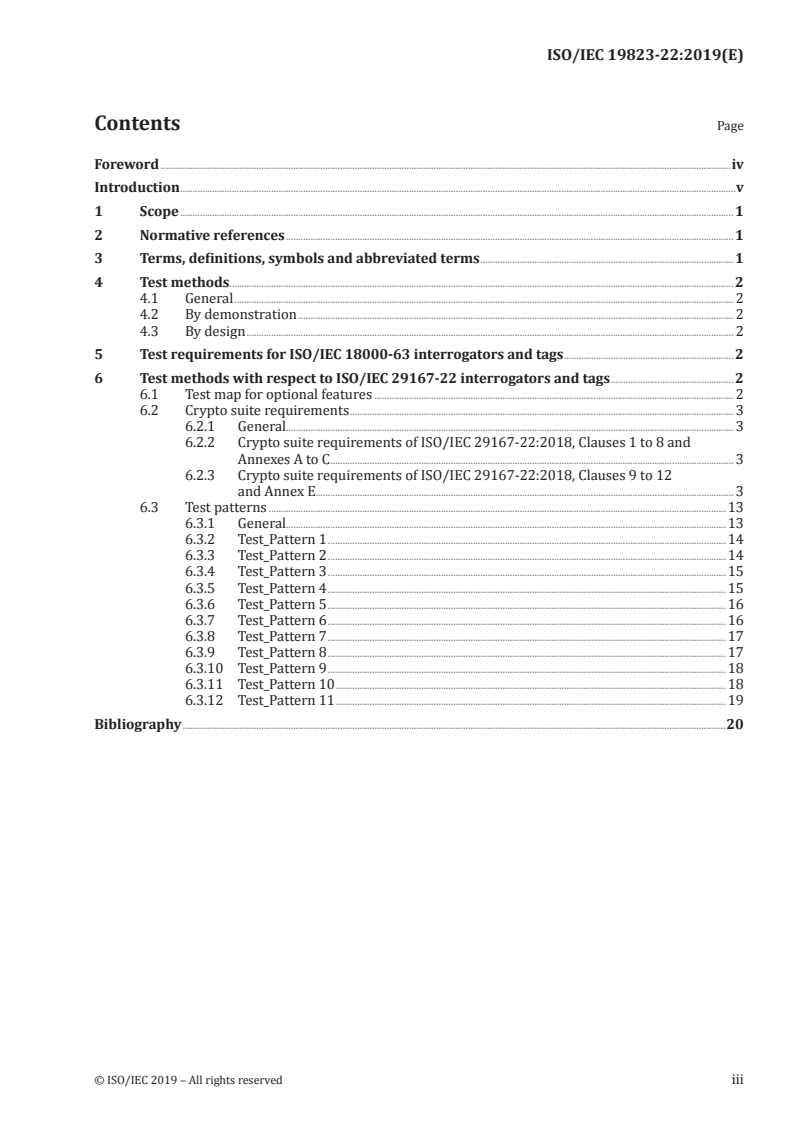 ISO/IEC 19823-22:2019 - Information technology — Conformance test methods for security service crypto suites — Part 22: Crypto suite SPECK
Released:5/21/2019