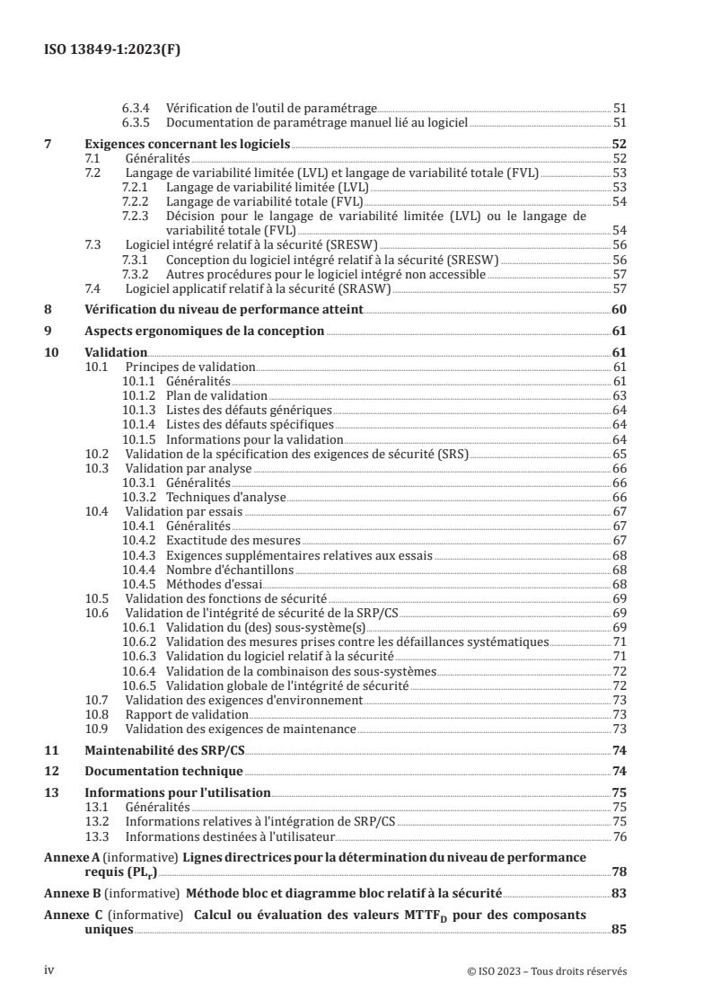 ISO 13849-1:2023 ISO 13849-1:2023 - Sécurité des machines — Parties des systèmes de commande relatives à la sécurité — Partie 1: Principes généraux de conception
Released:26. 04. 2023 - Page 4 preview