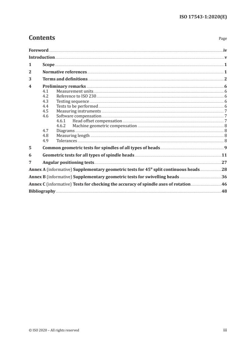 ISO 17543-1:2020 - Machine tools — Test conditions for universal spindle heads — Part 1: Accessory heads for machines with horizontal spindle (horizontal Z-axis)
Released:3/31/2020