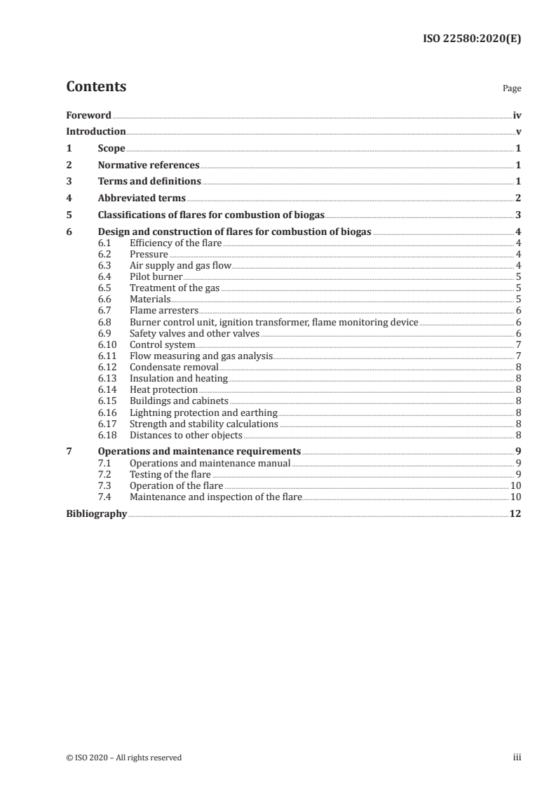 ISO 22580:2020 - Flares for combustion of biogas
Released:7/3/2020