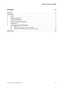 ISO/IEC 29109-5:2019 - Information technology — Conformance testing methodology for biometric data interchange formats defined in ISO/IEC 19794 — Part 5: Face image data
Released:5/21/2019 - Page 3 preview