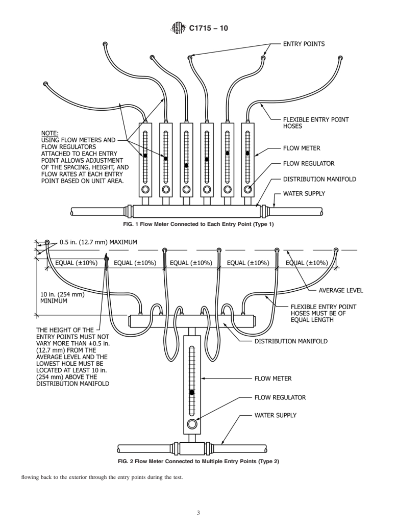 ASTM C1715-10 - Standard Test Method for Evaluation of Water Leakage Performance of Masonry Wall Drainage Systems