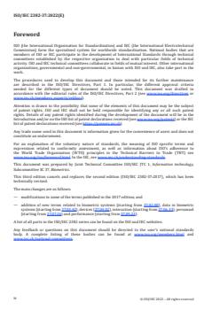 ISO/IEC 2382-37:2022 - Information technology — Vocabulary — Part 37: Biometrics
Released:3/29/2022 - Page 4 preview