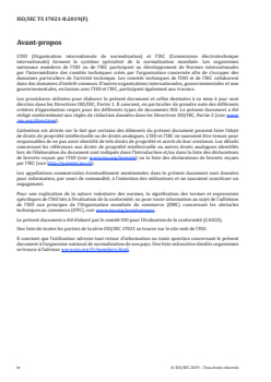 ISO/IEC TS 17021-8:2019 - Évaluation de la conformité — Exigences pour les organismes procédant à l'audit et à la certification des systèmes de management — Partie 8: Exigences de compétence pour l’audit et la certification des systèmes de management pour le développement durable au sein des communautés territoriales
Released:2/15/2019 - Page 4 preview
