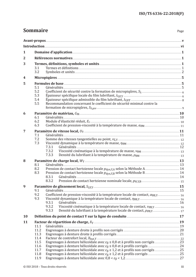 ISO/TS 6336-22:2018 - Calcul de la capacité de charge des engrenages cylindriques à dentures droite et hélicoïdale — Partie 22: Calcul de la capacité de charge aux micropiqûres
Released:10/3/2018