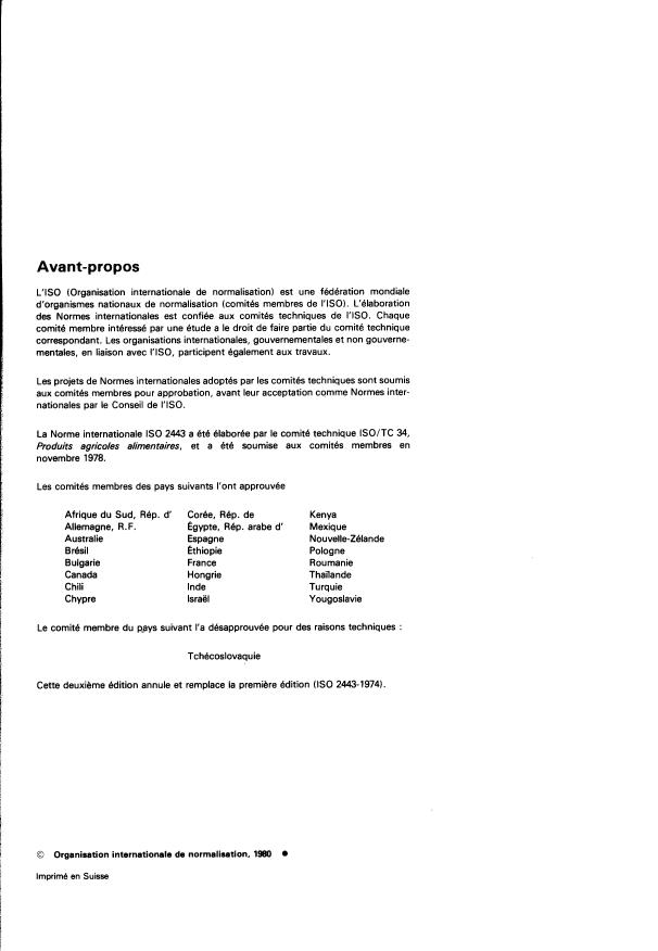 ISO 2443:1980 ISO 2443:1980 - Bois et plants de vigne -- Spécifications - Page 2 preview