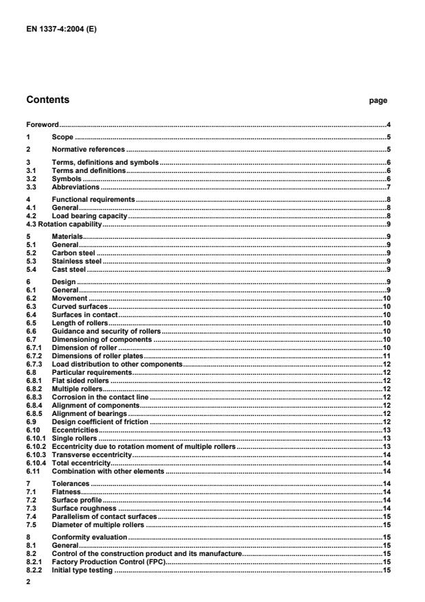 EN 1337-4:2004 EN 1337-4:2004 - Page 4 preview