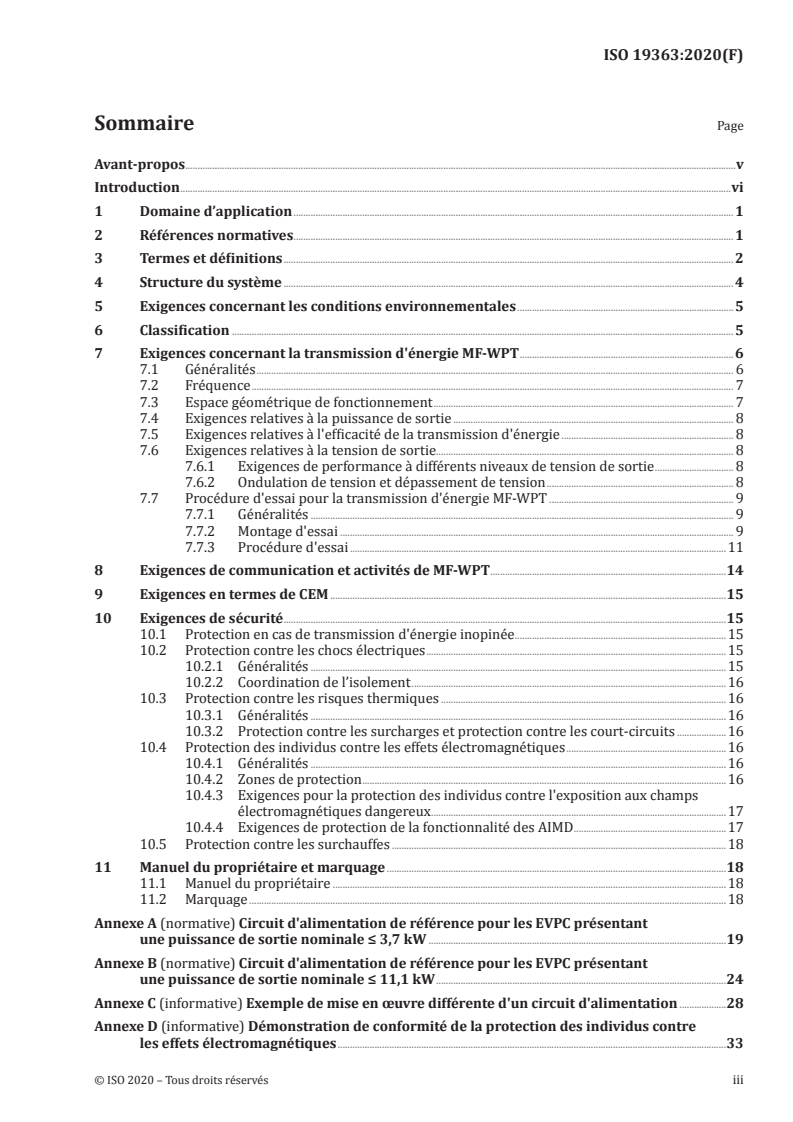 ISO 19363:2020 - Véhicules routiers électriques — Transmission d’énergie sans fil par champ magnétique — Exigences de sécurité et d'interopérabilité
Released:1/12/2021