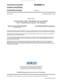 EN 50289-1-2:2023 - Page 3 preview