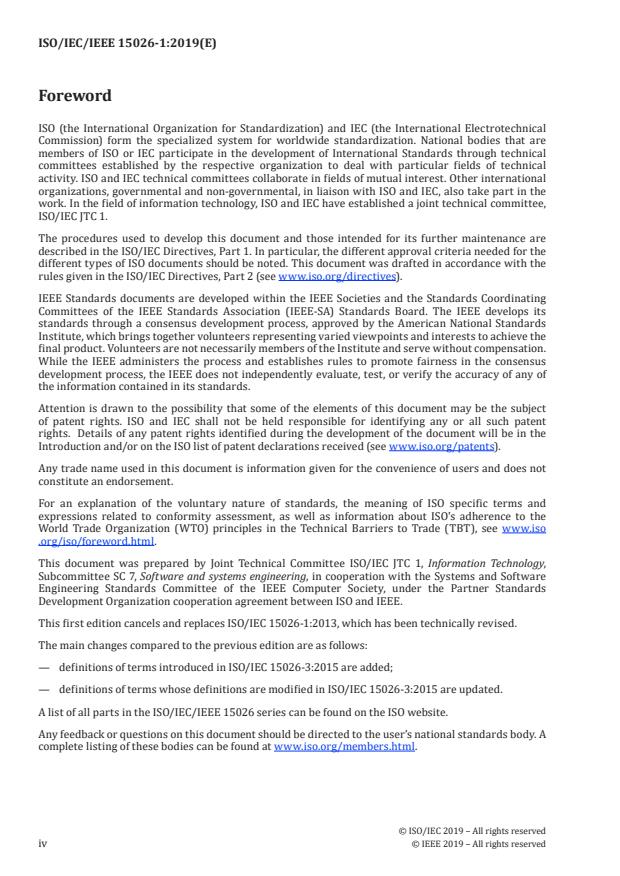 ISO/IEC/IEEE 15026-1:2019 ISO/IEC/IEEE 15026-1:2019 - Systems and software engineering -- Systems and software assurance - Page 4 preview