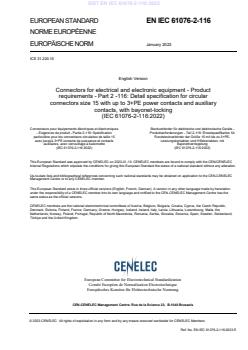 EN IEC 61076-2-116:2023 EN IEC 61076-2-116:2023 - Page 3 preview