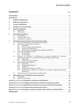 ISO 19014-2:2022 ISO 19014-2:2022 - Earth-moving machinery — Functional safety — Part 2: Design and evaluation of hardware and architecture requirements for safety-related parts of the control system
Released:14. 06. 2022 - Page 3 preview