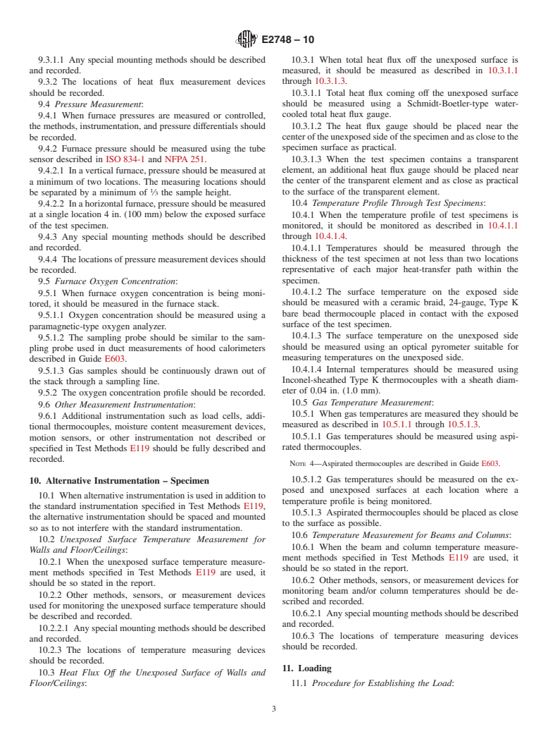 ASTM E2748-10 - Standard Guide for Fire-Resistance Experiments