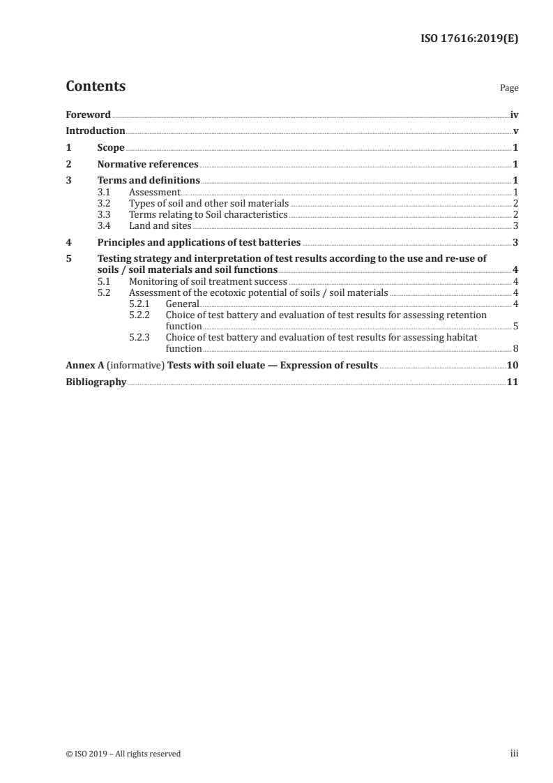 ISO 17616:2019 - Soil quality — Guidance on the choice and evaluation of bioassays for ecotoxicological characterization of soils and soil materials
Released:10/31/2019