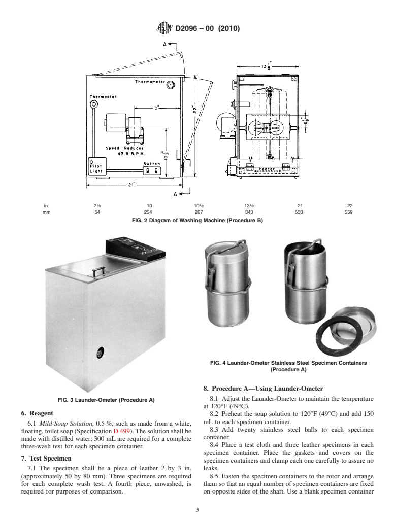 ASTM D2096-00(2010) - Standard Test Method for Colorfastness and Transfer of Color in the Washing of Leather