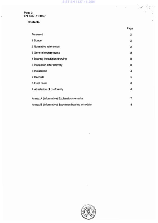 EN 1337-11:1997 EN 1337-11:2001 - Page 4 preview