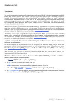 ISO 15633:2017 - Iron ores — Determination of nickel  — Flame atomic absorption spectrometric method
Released:8/17/2017 - Page 4 preview