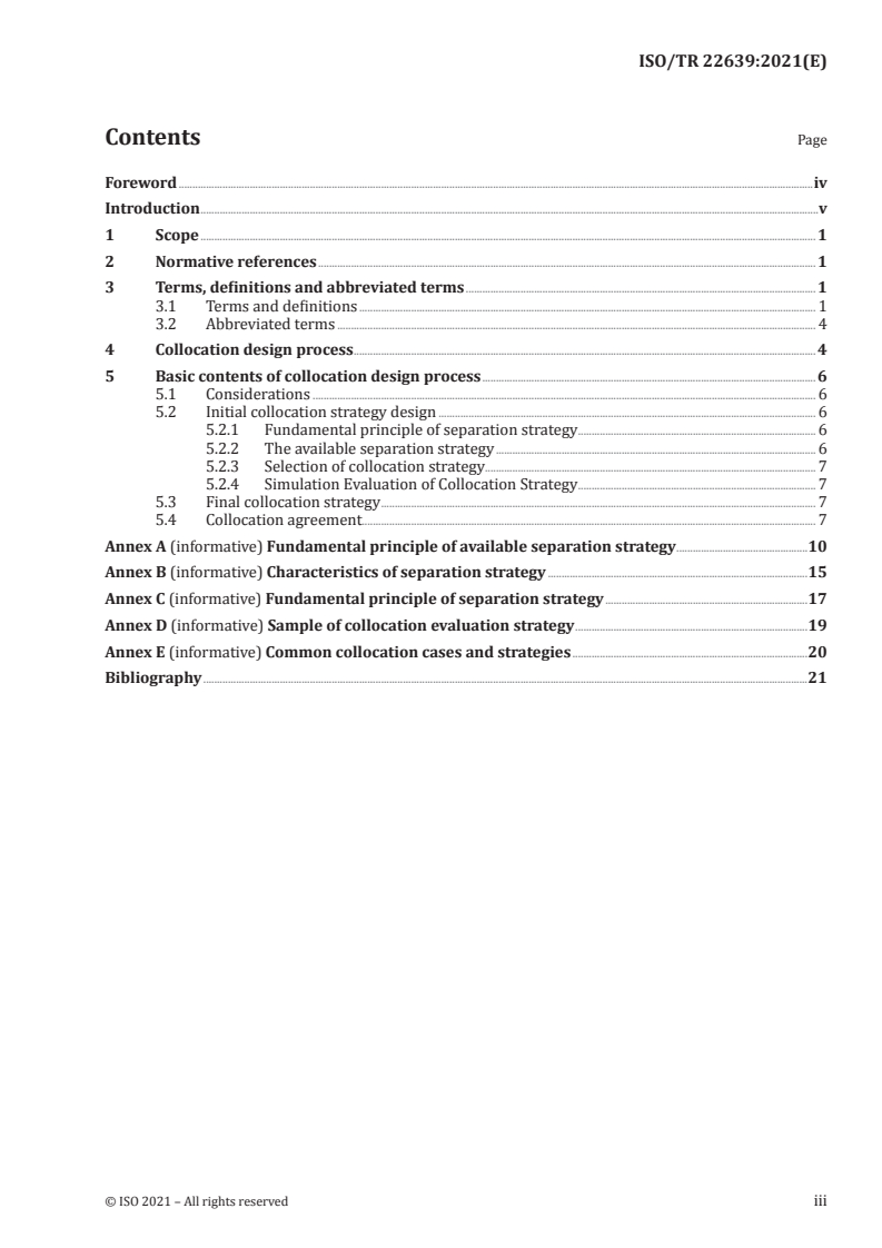 ISO/TR 22639:2021 - Space systems — Design guidelines for multi-geo spacecraft collocation
Released:7/7/2021