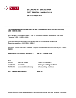 SIST EN ISO 19085-6:2024 - Page 1 preview