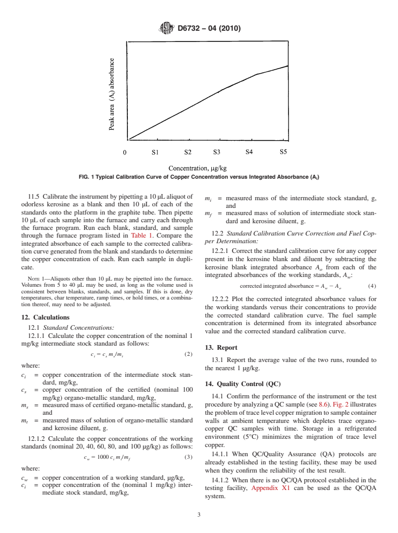 ASTM D6732-04(2010) - Standard Test Method for Determination of Copper in Jet Fuels by Graphite Furnace Atomic Absorption Spectrometry