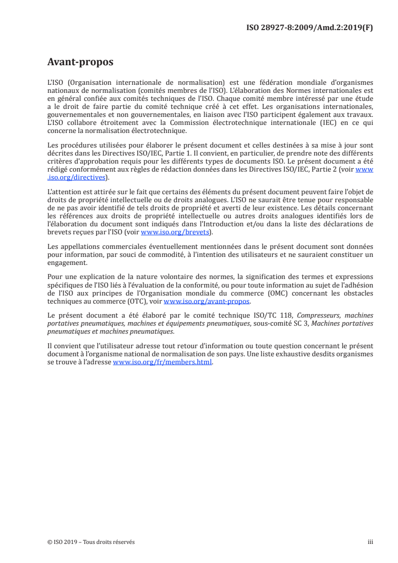 ISO 28927-8:2009/Amd 2:2019 - Machines à moteur portatives — Méthodes d'essai pour l'évaluation de l'émission de vibrations — Partie 8: Scies, polisseuses et limes alternatives, et petites scies oscillantes ou circulaires — Amendement 2: Couteaux oscillants (outils d'enlèvement de tamis vibrant)
Released:7/12/2019