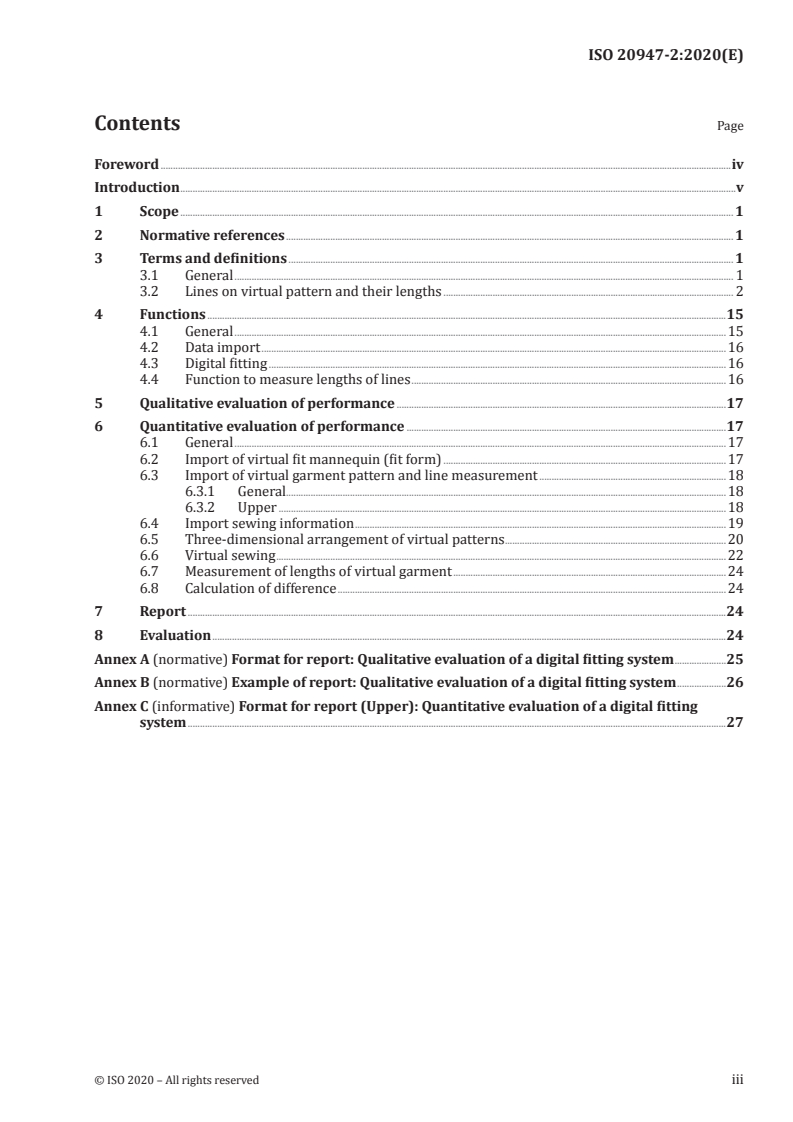 ISO 20947-2:2020 ISO 20947-2:2020 - Performance evaluation protocol for digital fitting systems — Part 2: Virtual garment
Released:12/21/2020
