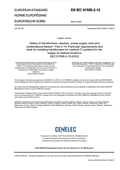 EN IEC 61558-2-15:2025 - Page 3 preview