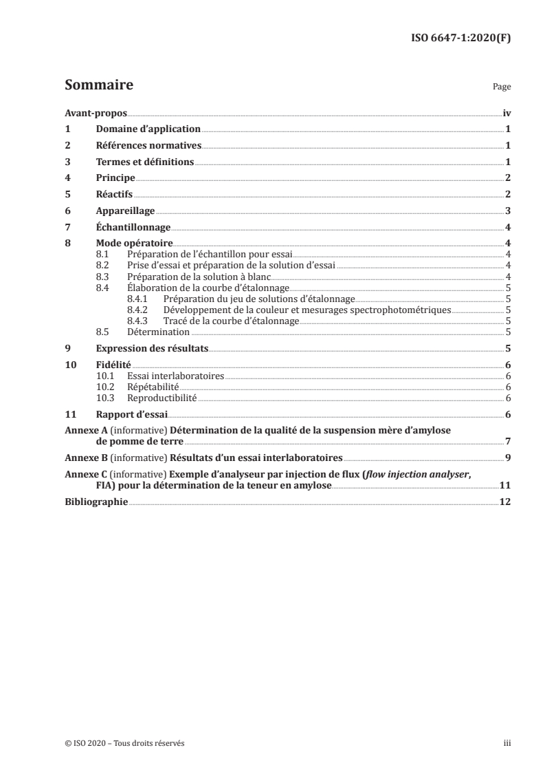 ISO 6647-1:2020 - Riz — Détermination de la teneur en amylose — Partie 1: Méthode spectrophotométrique avec un mode opératoire de dégraissage au méthanol et des solutions d'étalonnage d'amylose de pomme de terre et d'amylopectine de riz gluant
Released:7/14/2020