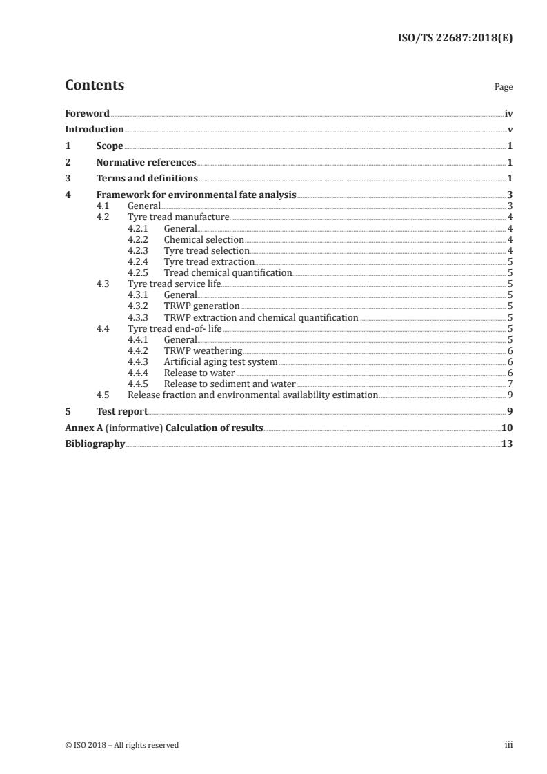 ISO/TS 22687:2018 - Rubber — Framework for assessing the environmental fate of tyre and road wear particles (TRWP)
Released:8/10/2018