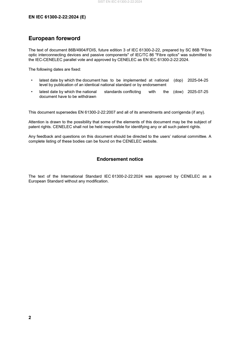 EN IEC 61300-2-22:2024 EN IEC 61300-2-22:2024 - Page 4 preview